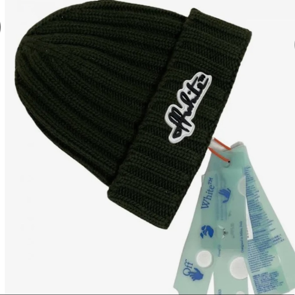 NWOT Off White Beanie